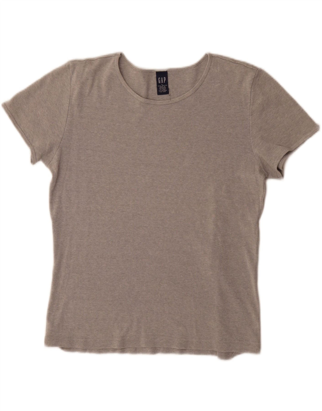 Gap T-shirt da donna Top UK 16 grande cotone grigio