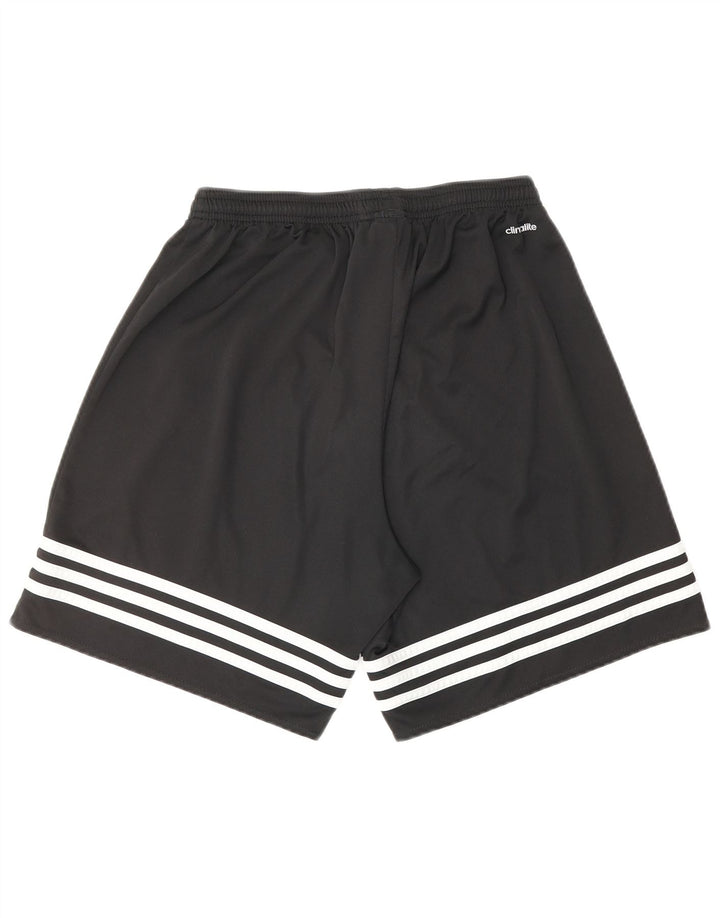 Pantaloncini sportivi ADIDAS Climalite da uomo medio nero in poliestere