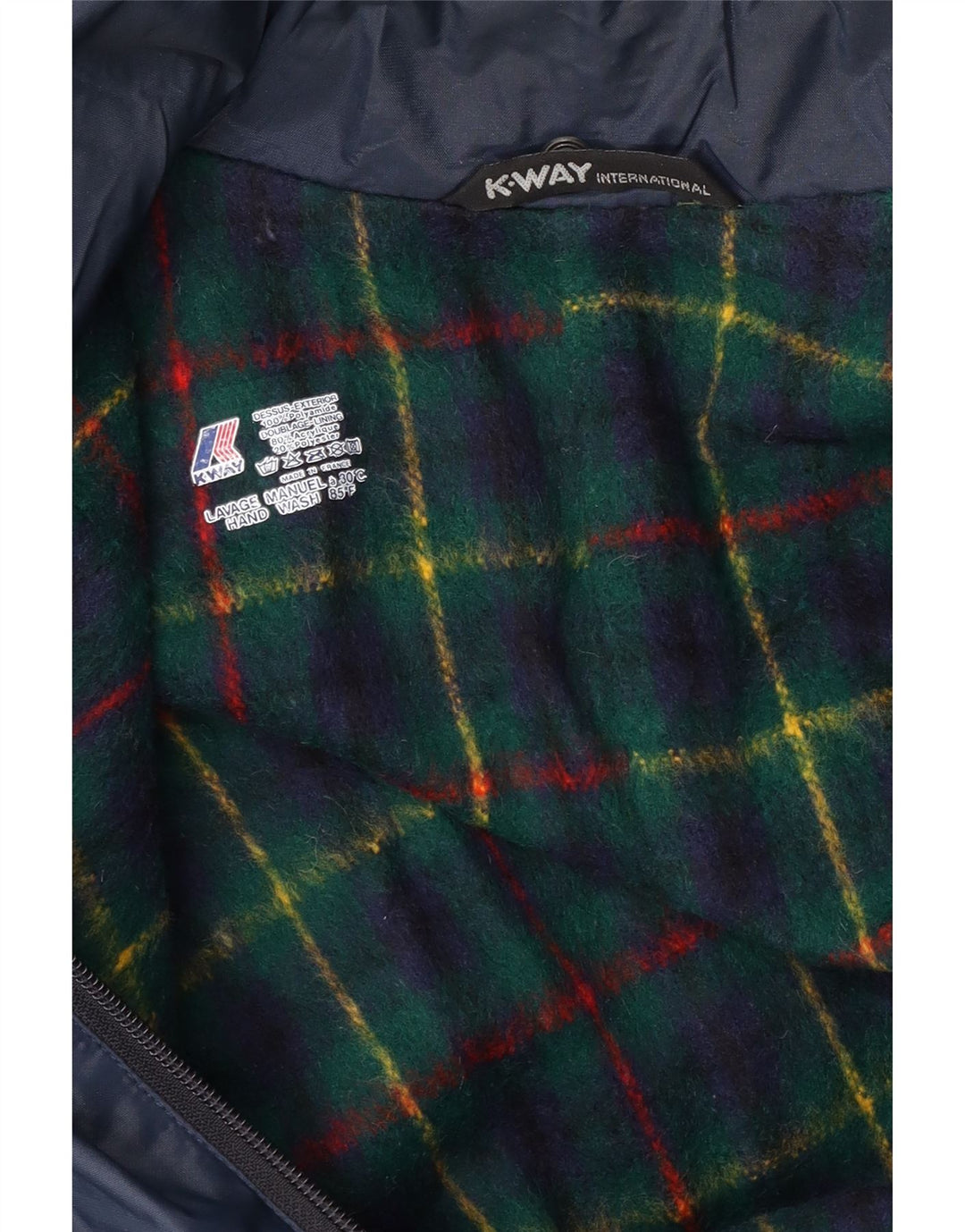 Giacca a vento da uomo K-Way UK 40 Large Blu Navy