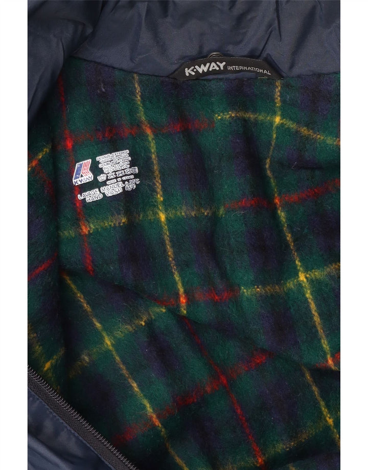Giacca a vento da uomo K-Way UK 40 Large Blu Navy