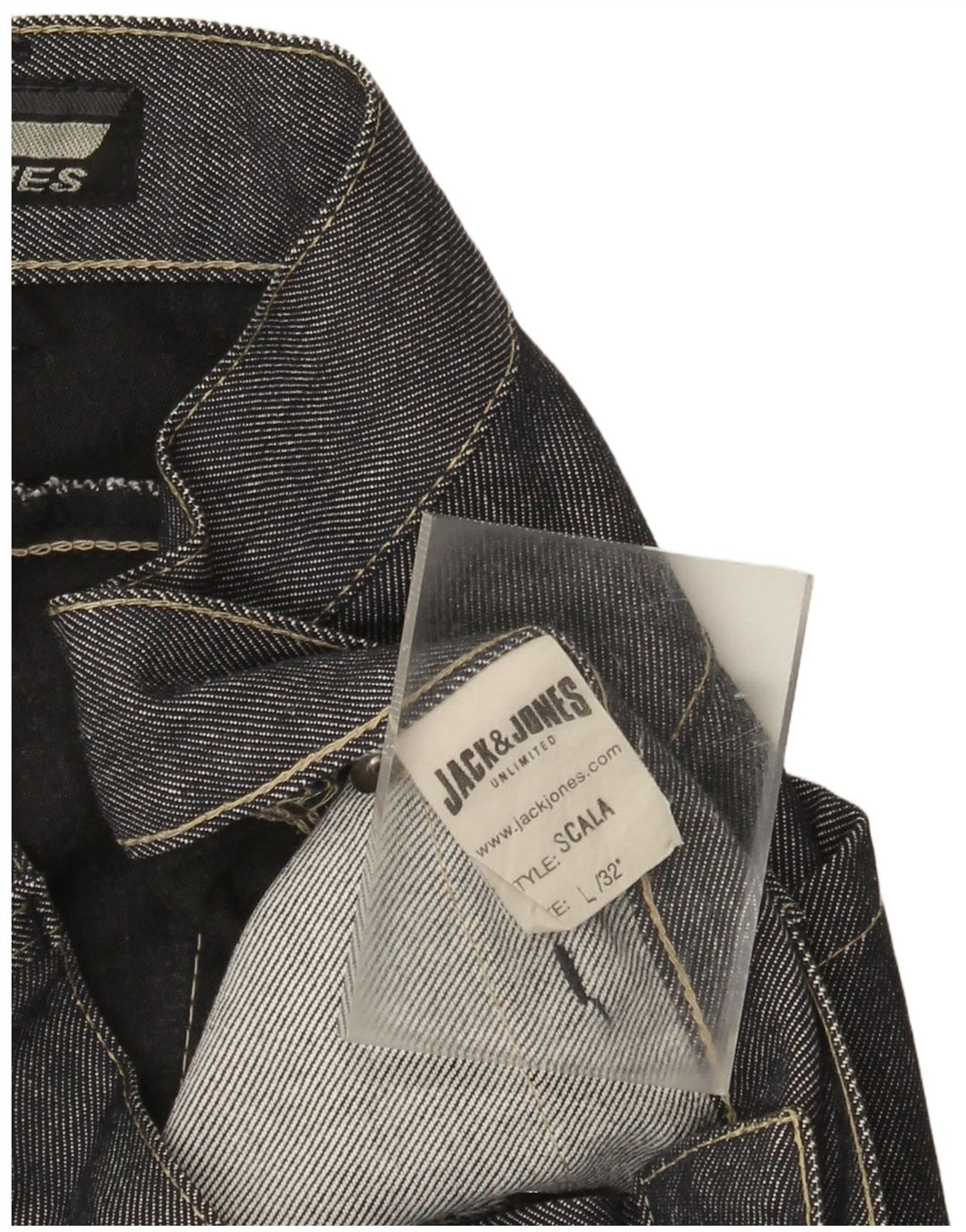 Jeans dritti da uomo Jack & Jones W34 L32 cotone blu