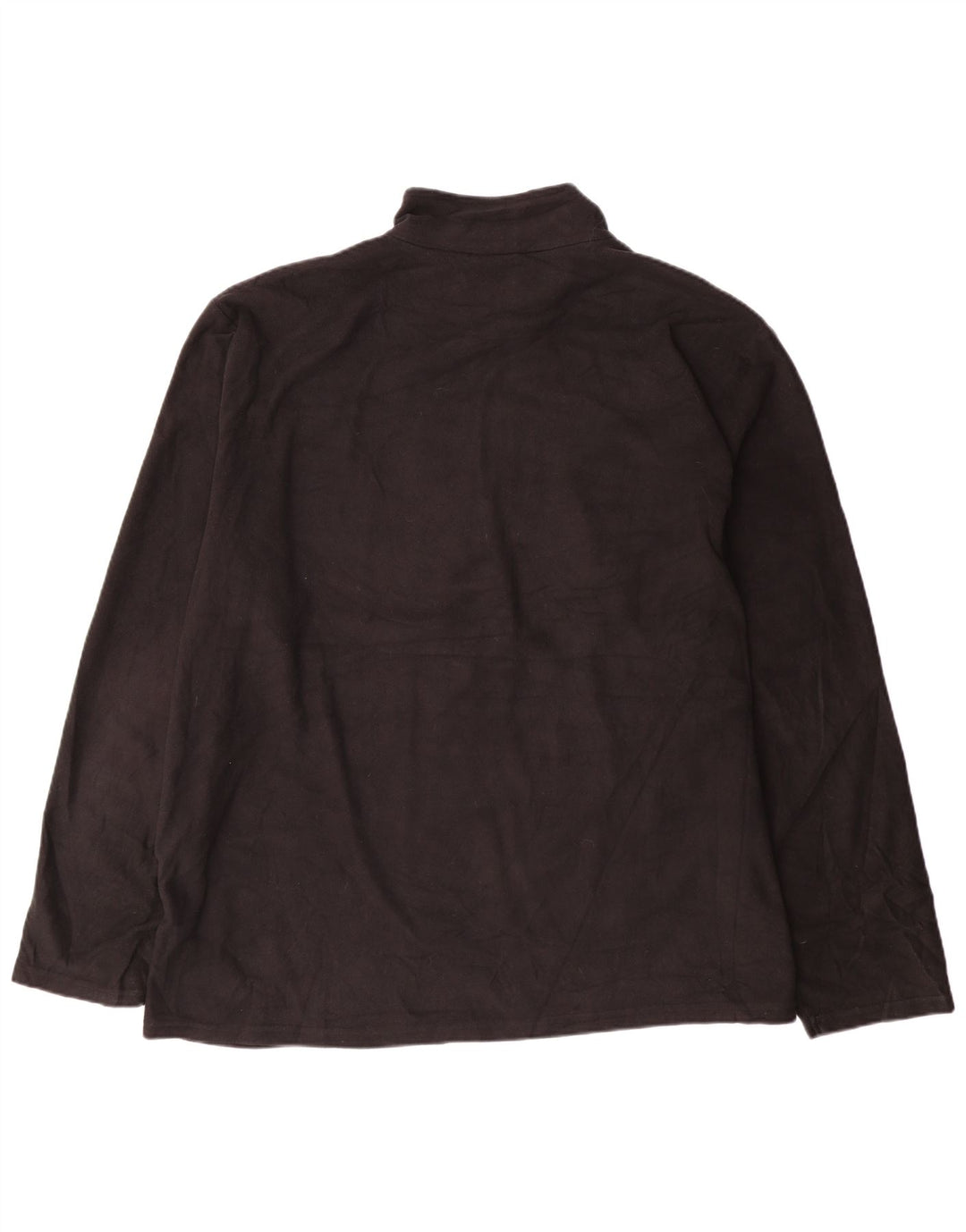 Maglione in pile da uomo con collo con zip Mountain Warehouse 3XL Nero