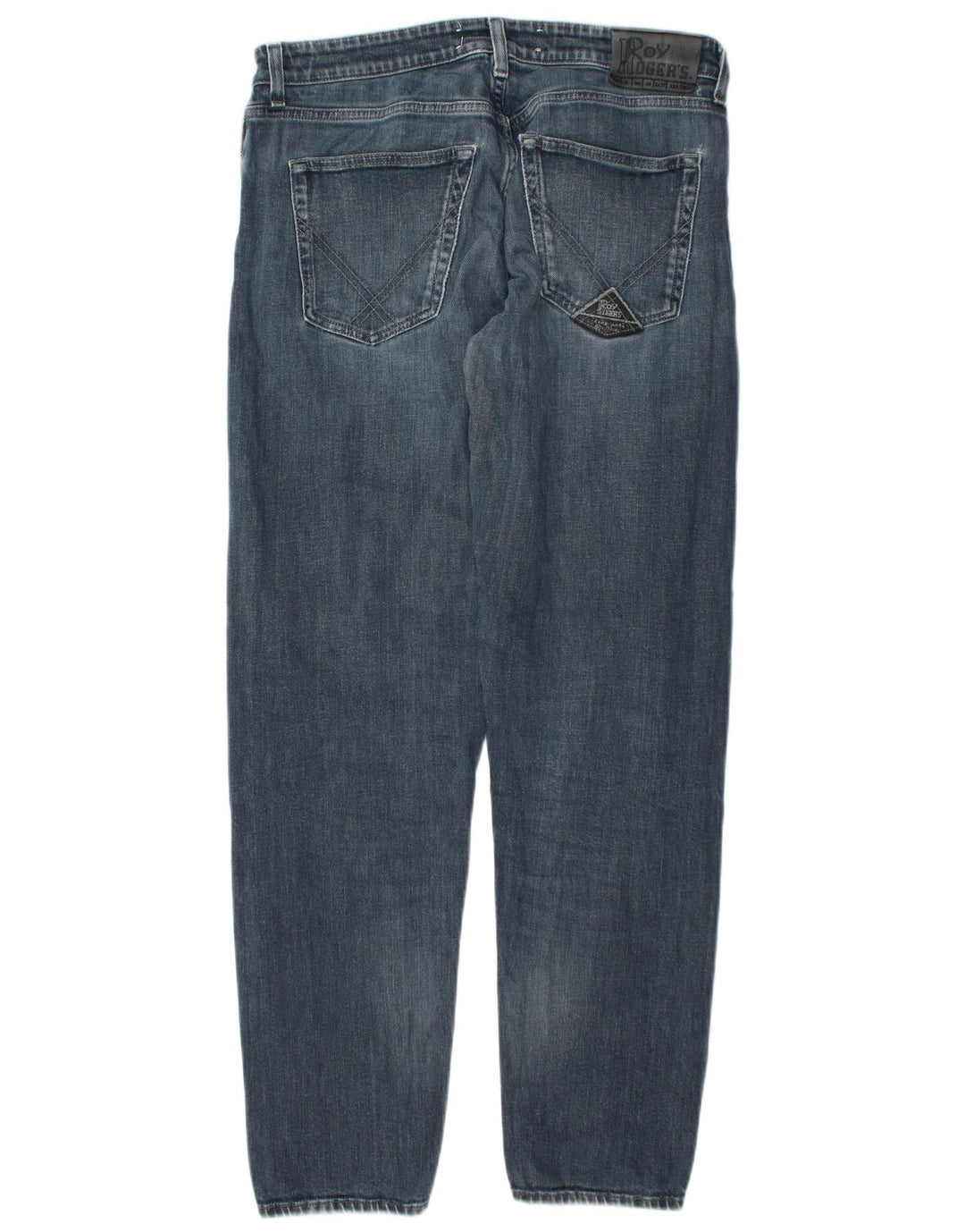 Jeans dritti da uomo Roy Rogers W33 L31 cotone blu