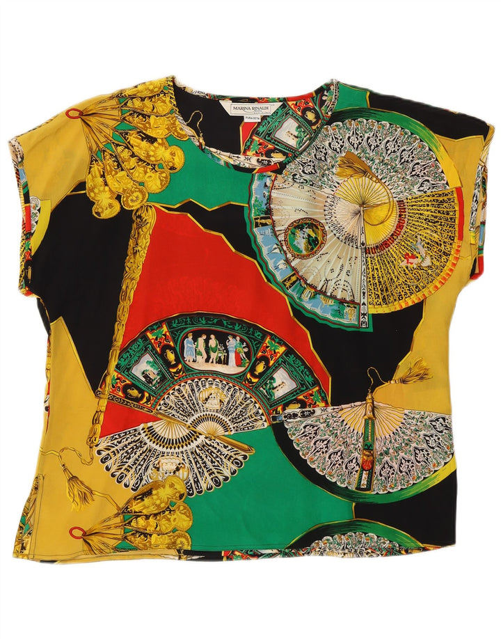 MARINA RINALDI Camicetta oversize da donna taglia 23 media multicolore