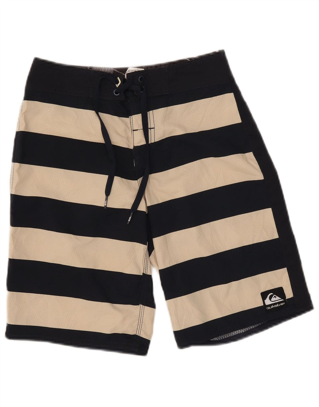 Pantaloncini da bagno Quiksilver per ragazzi 9-10 anni in poliestere a righe blu navy