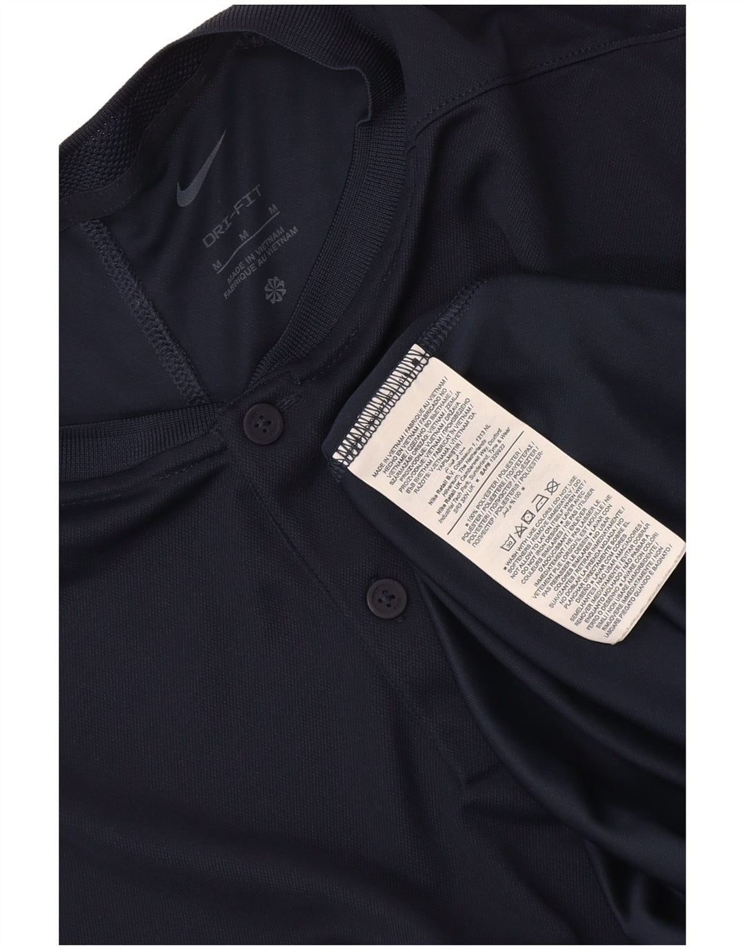 T-shirt Nike Dri Fit da uomo, media, in poliestere blu navy medio