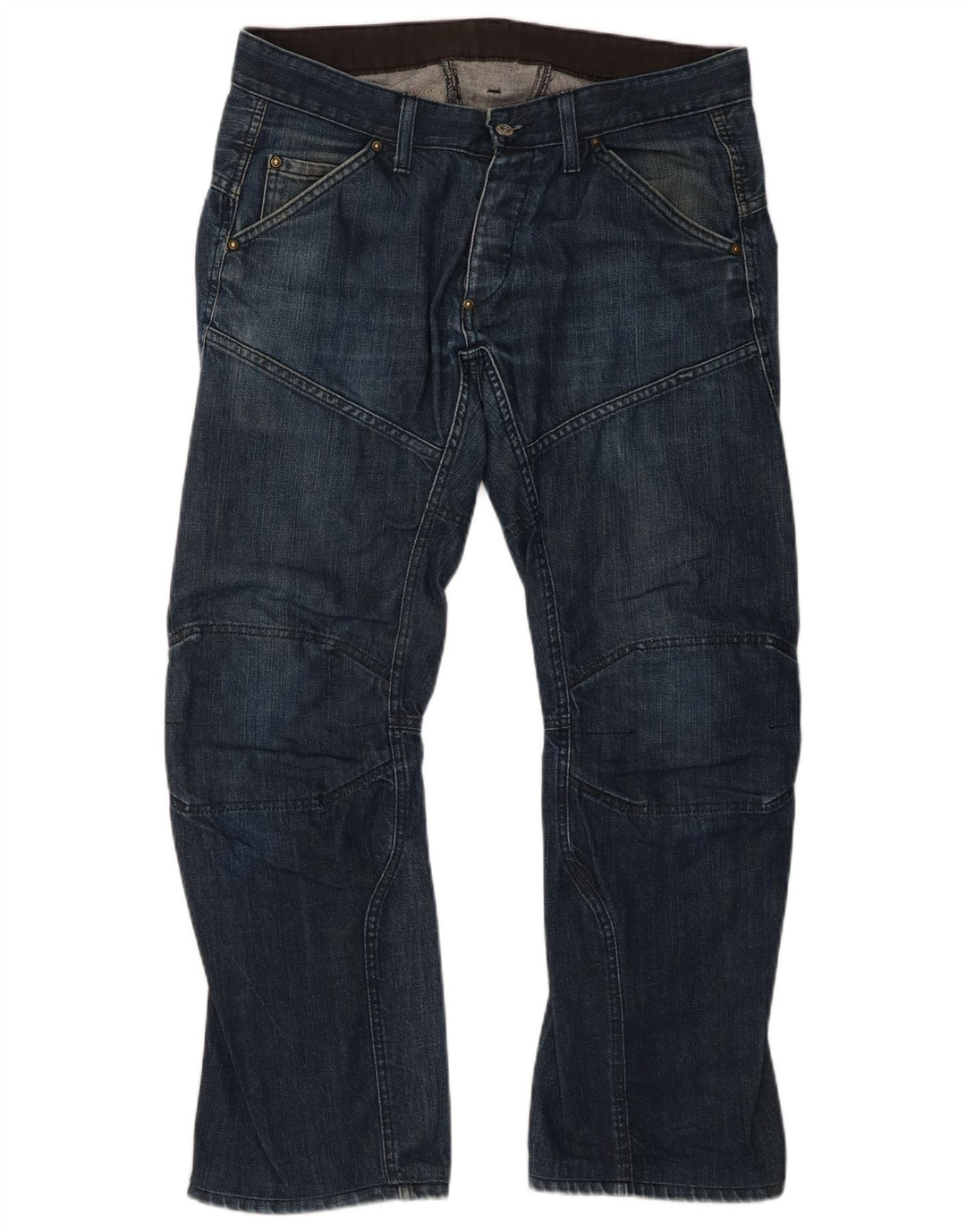 Jeans dritti da uomo G-Star W34 L29 cotone blu navy