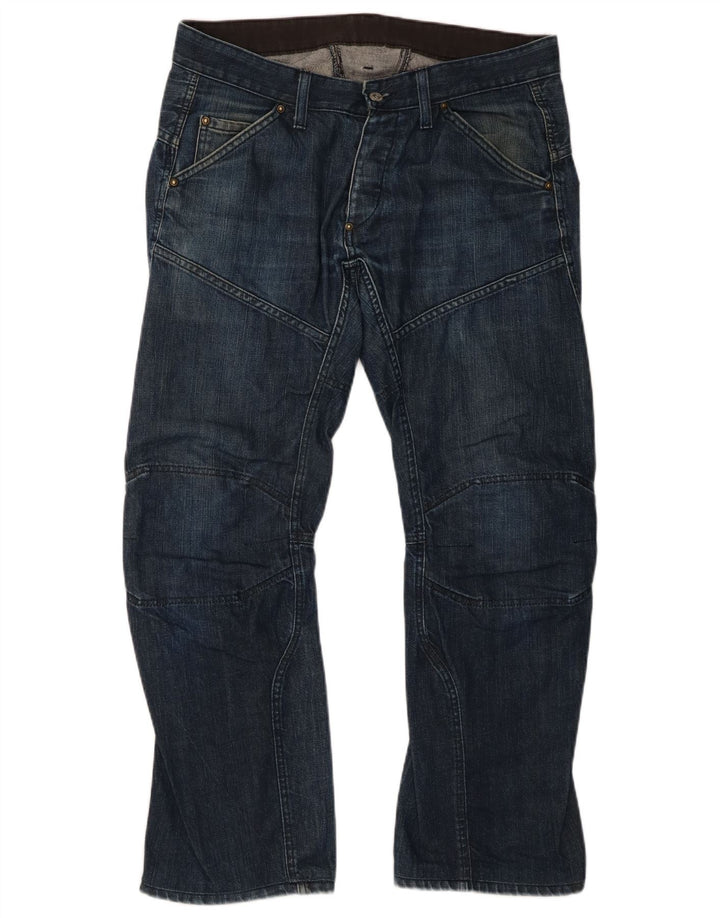 Jeans dritti da uomo G-Star W34 L29 cotone blu navy