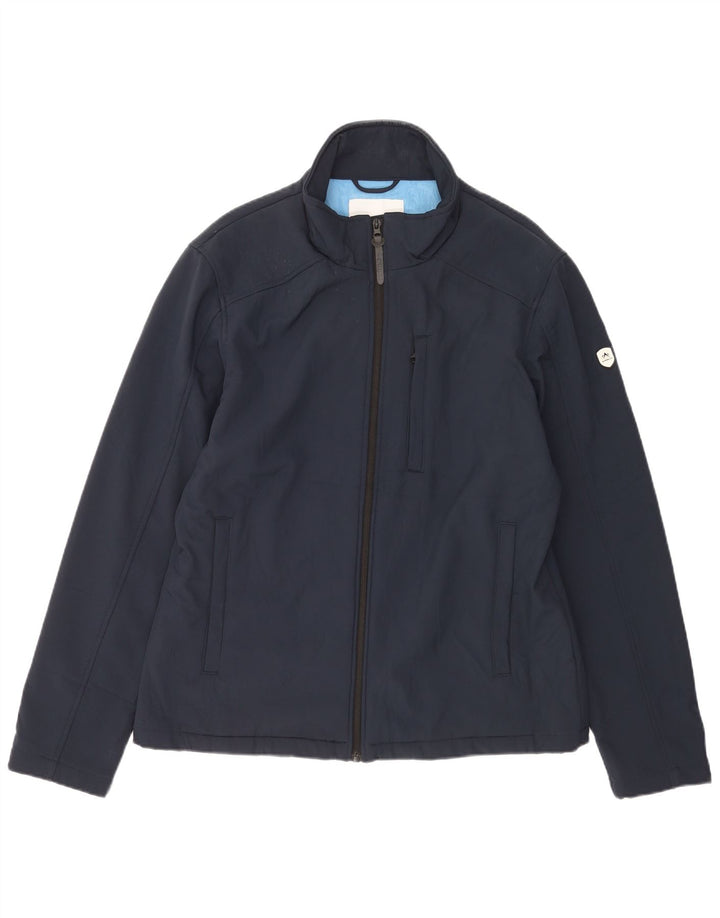 Giacca a vento da uomo ALPENBLITZ UK 40 Large in poliestere blu navy