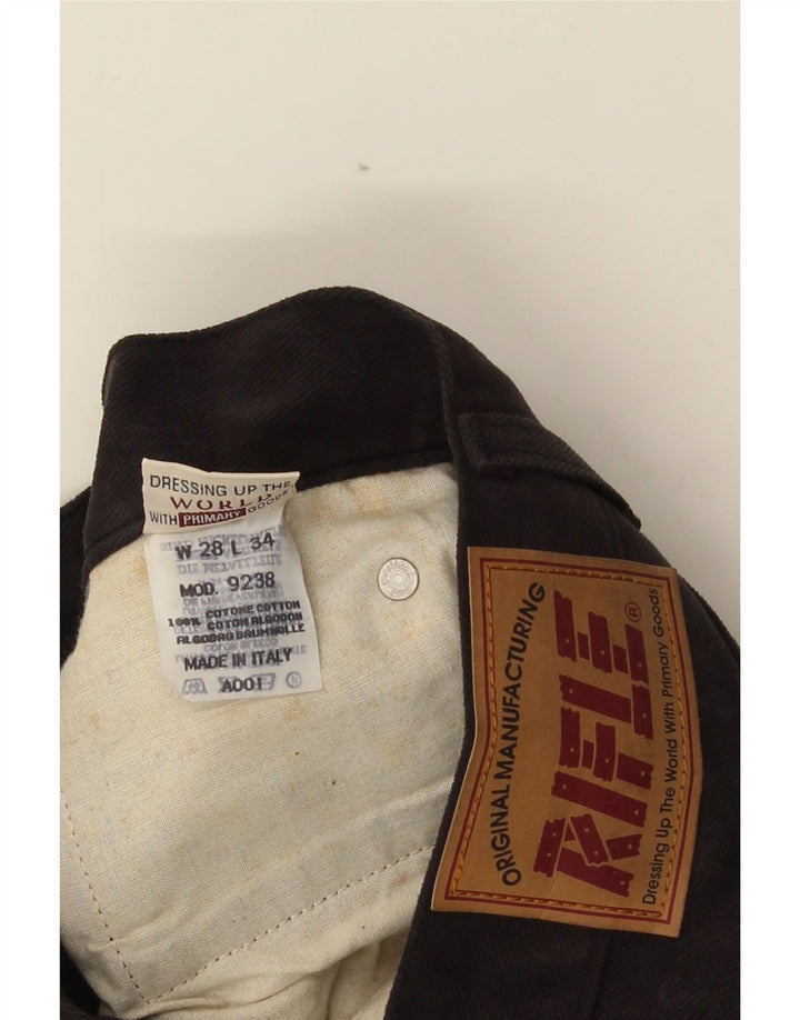 Jeans dritti da uomo Rifle W28 L34 cotone nero