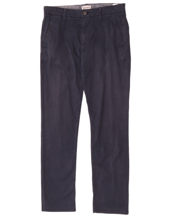 Pantaloni chino dritti da uomo Timberland W31 L31 Blu Navy