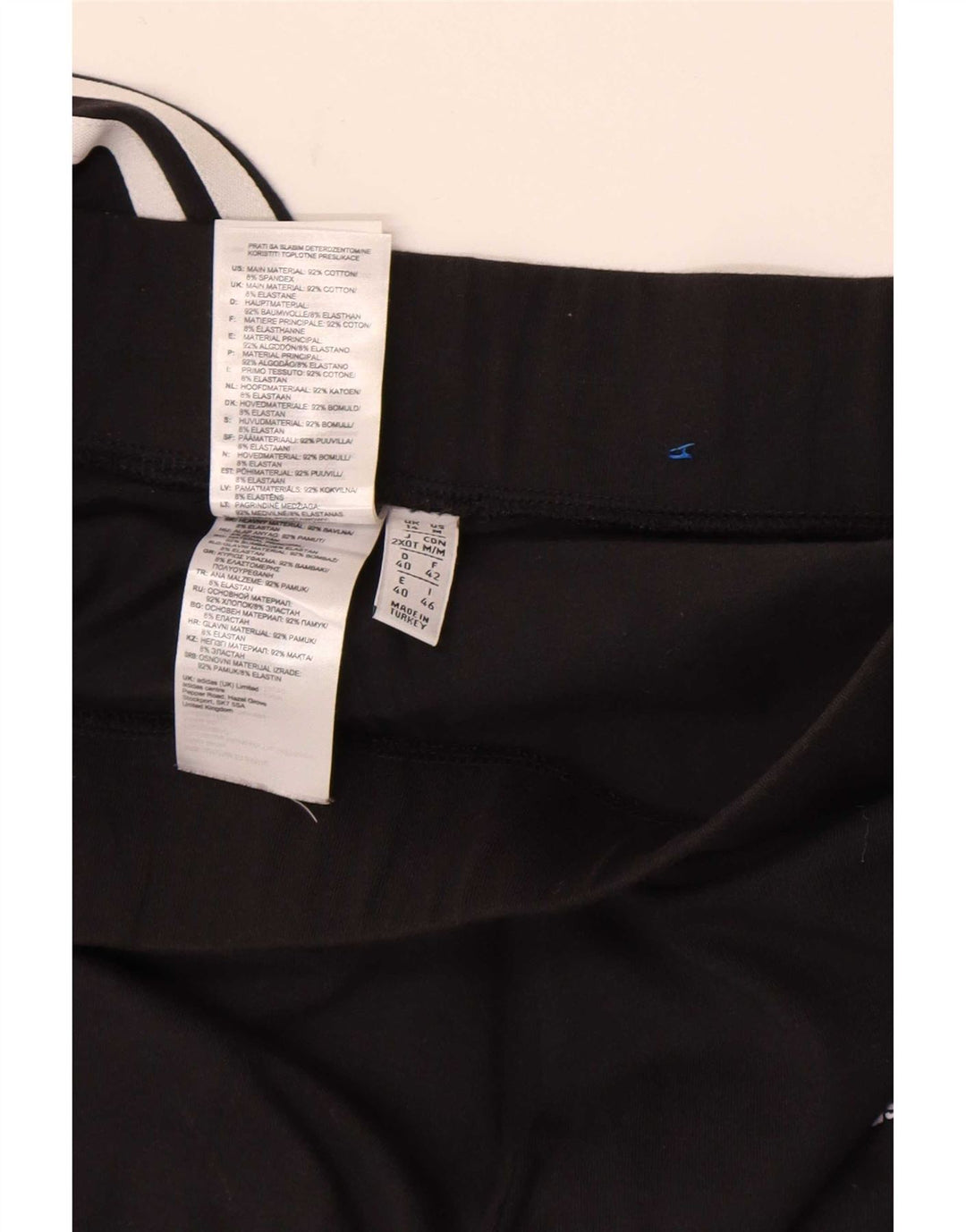 Leggings Adidas da donna UK 14 grande cotone nero