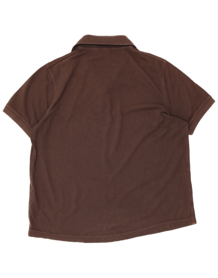 Polo da uomo HUGO BOSS XL in cotone marrone