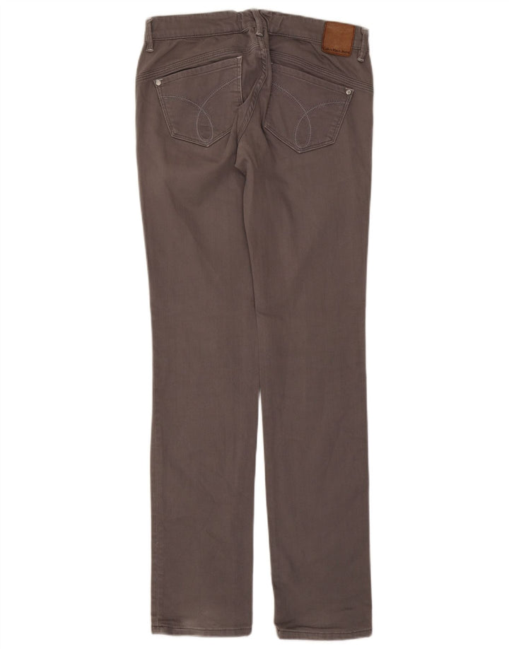 Jeans slim da donna Calvin Klein W28 L34 cotone grigio