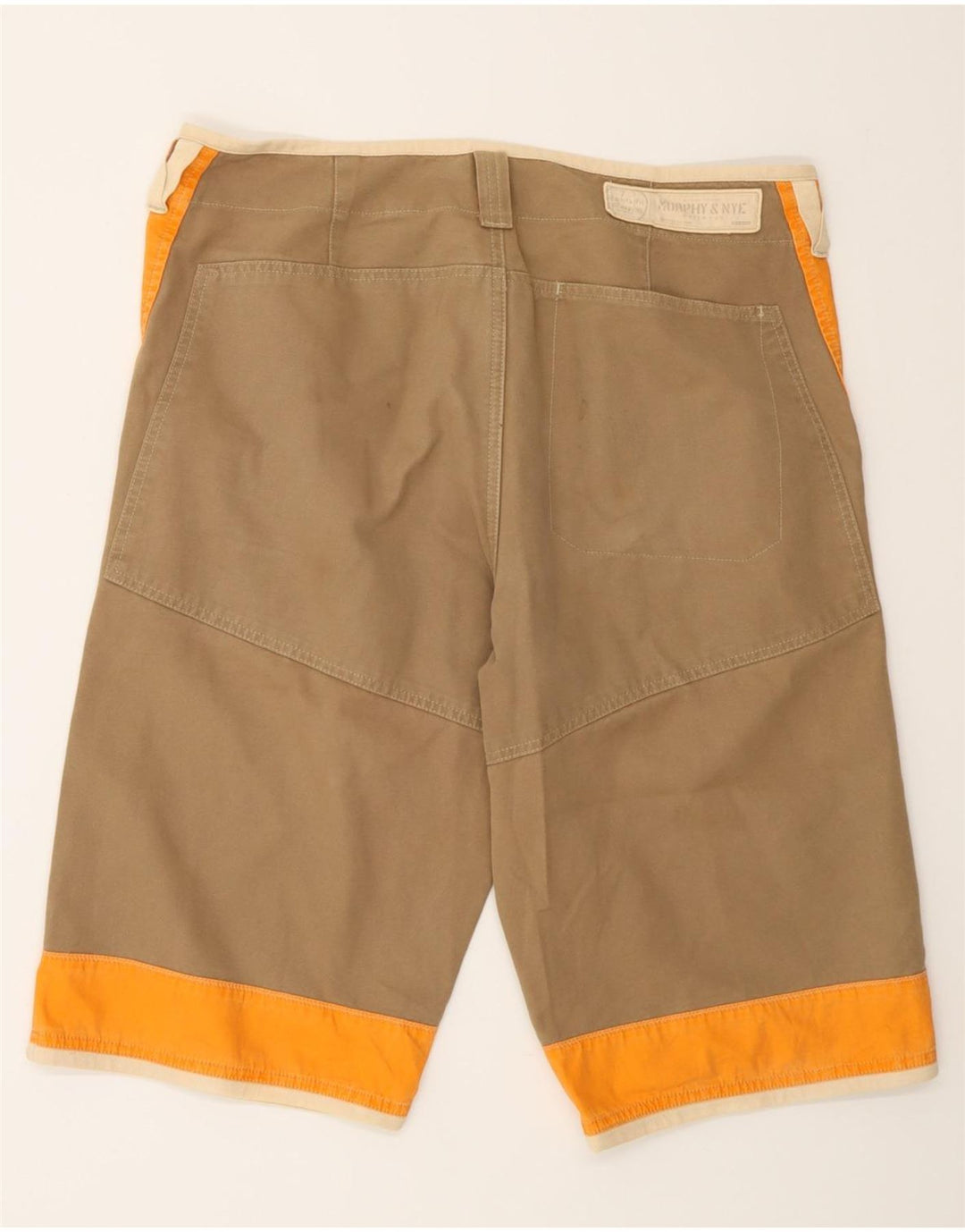 Pantaloncini da vela da uomo Murphy & Nye W33 Cotone color block arancione medio