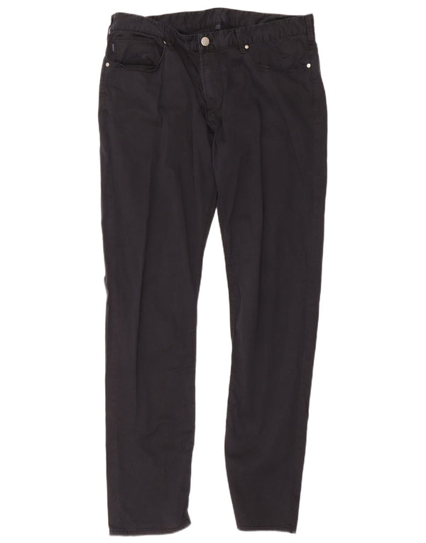 Jeans slim da uomo Armani W36 L32 cotone blu navy