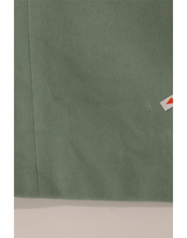 Cappotto doppiopetto da donna Marks & Spencer UK 16 grande lana verde