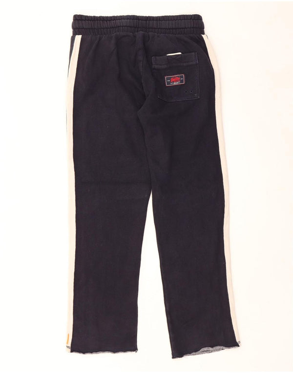 Pantaloni da tuta con grafica da uomo SUPERDRY Small Blue Navy Colourblock