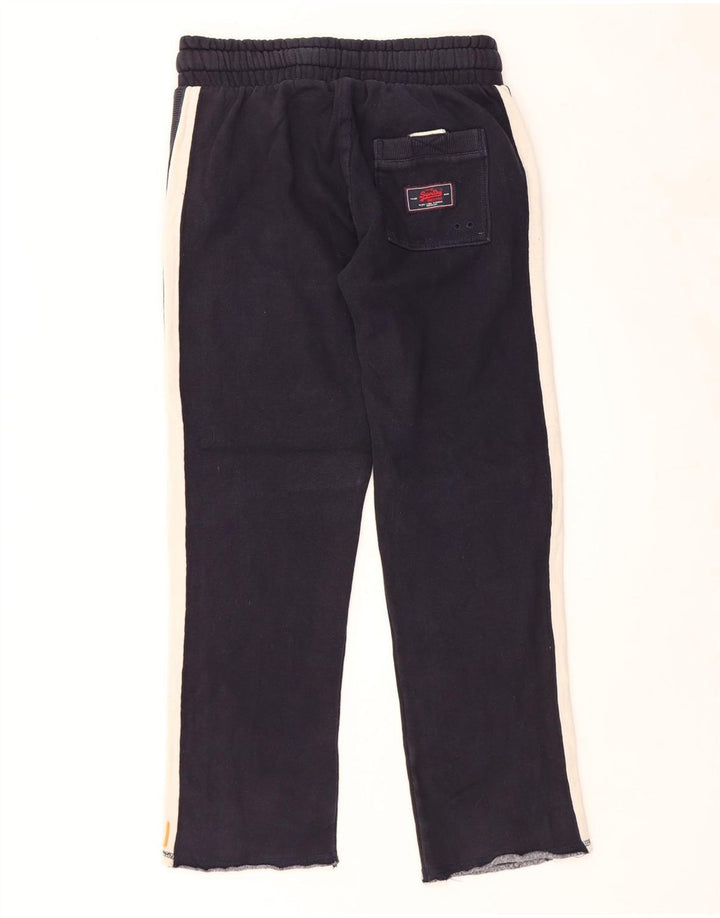 Pantaloni da tuta con grafica da uomo SUPERDRY Small Blue Navy Colourblock