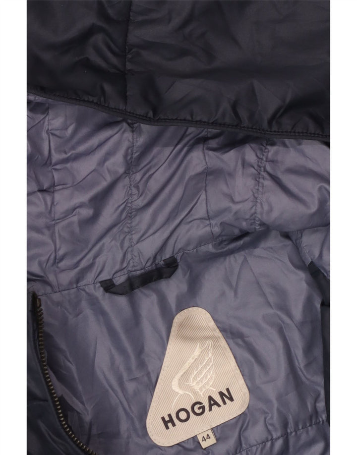 Giubbotto bomber con cappuccio HOGAN da donna IT 44 medio blu navy