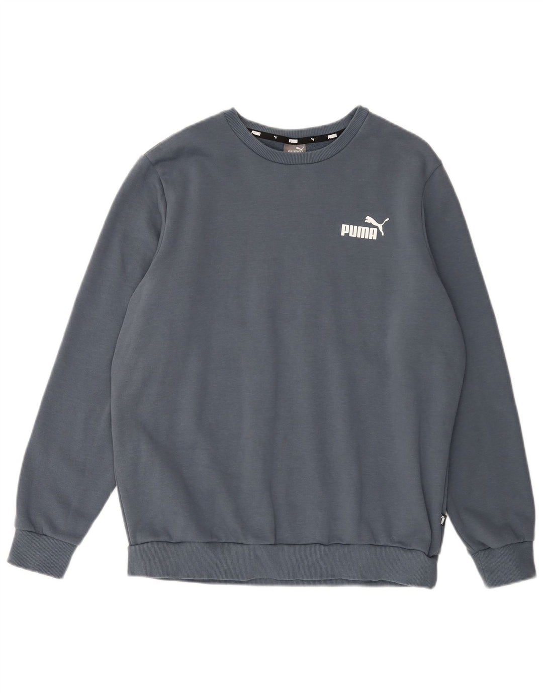 PUMA Felpa da uomo Maglione grande in cotone blu navy