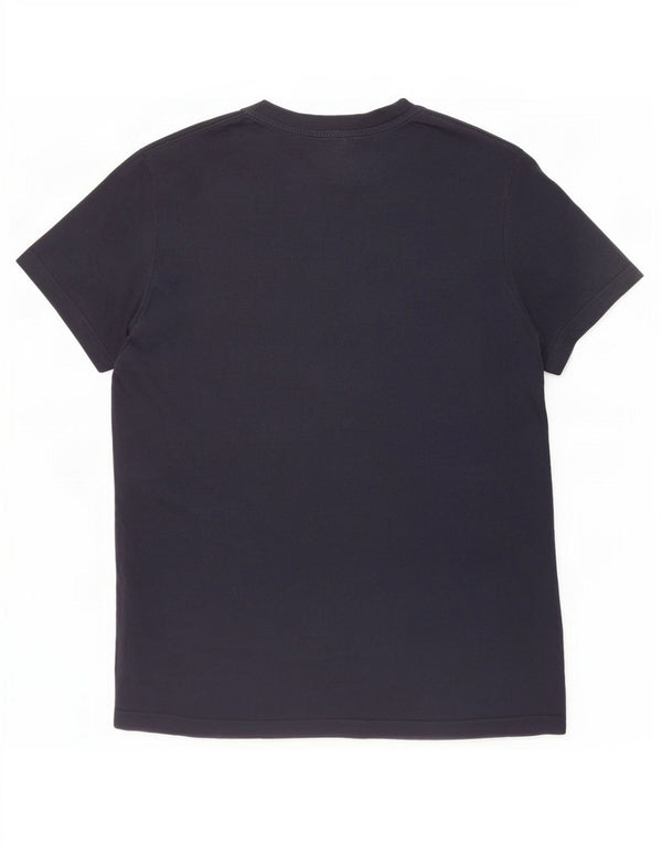 T-shirt grafica da uomo Champion Top piccola in cotone nero