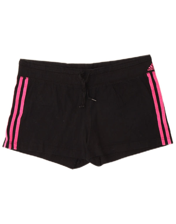 Pantaloncini sportivi Adidas da donna UK 14 grandi cotone nero