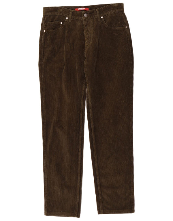 Pantaloni dritti da uomo in velluto a coste Carrera W33 L31 cotone kaki