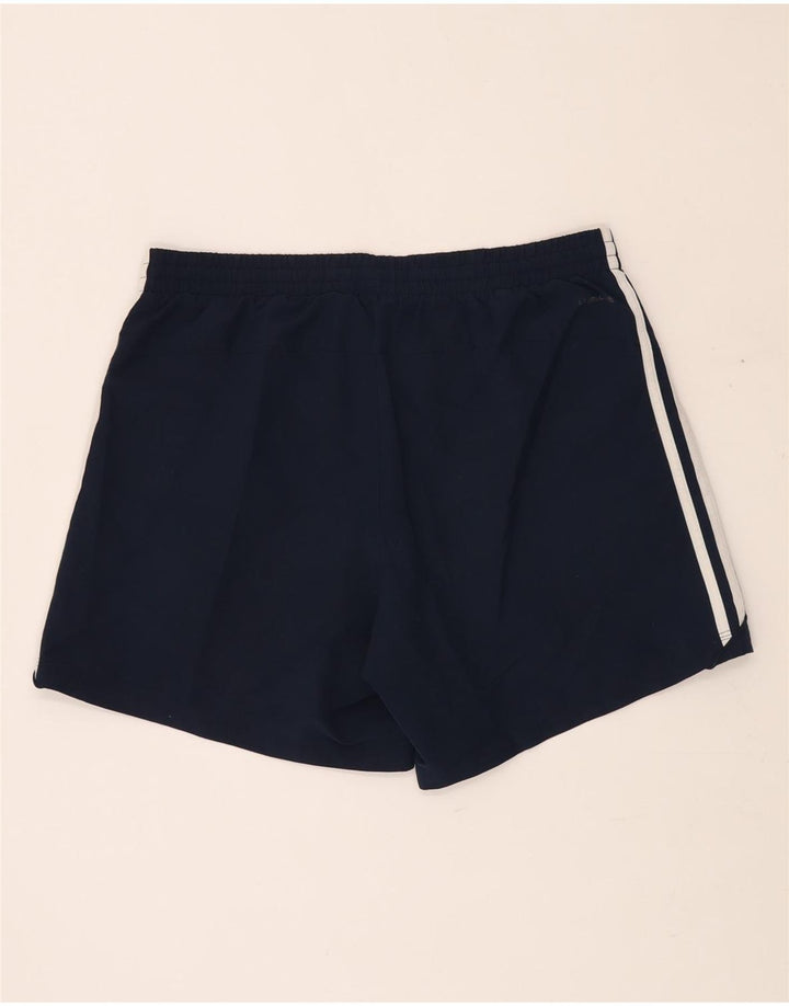 Pantaloncini sportivi ADIDAS da uomo Climalite medio poliestere blu navy