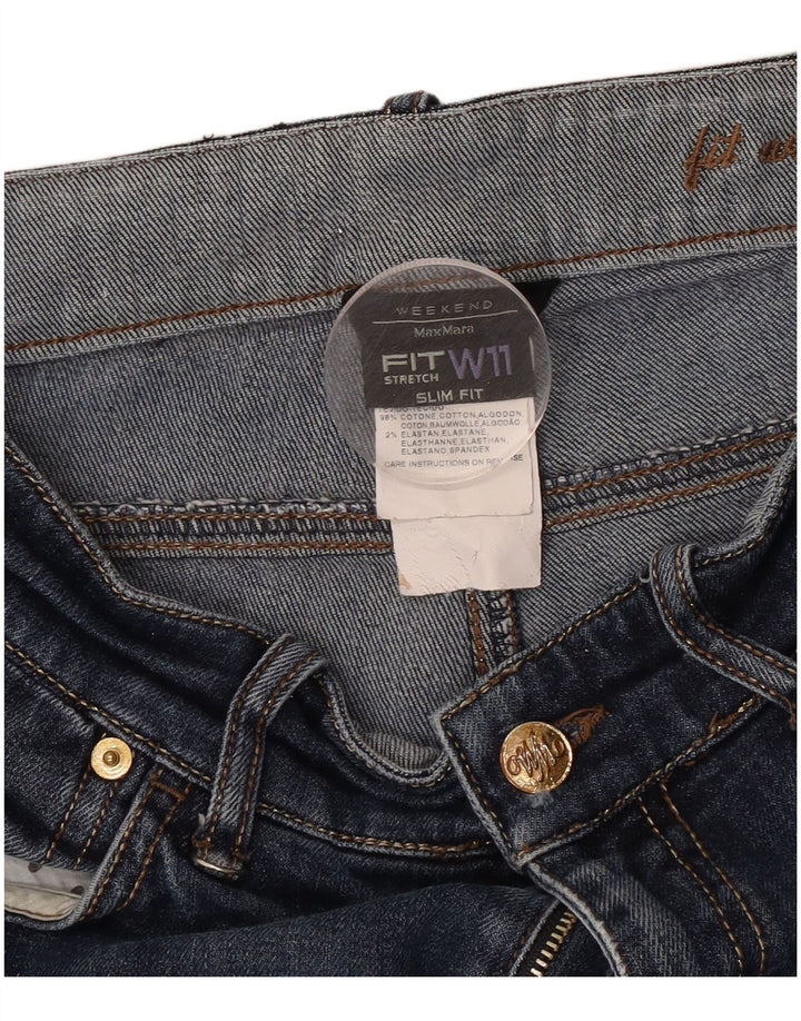 Jeans slim da weekend da donna Max Mara W28 L26 cotone blu navy