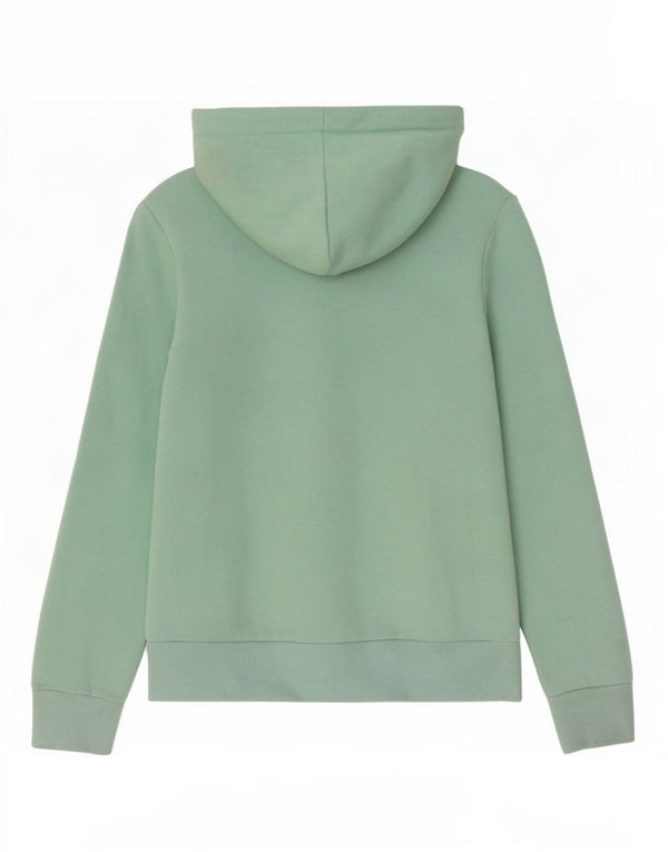 Felpa con cappuccio grafica da donna Superdry UK 8 Small Cotone verde