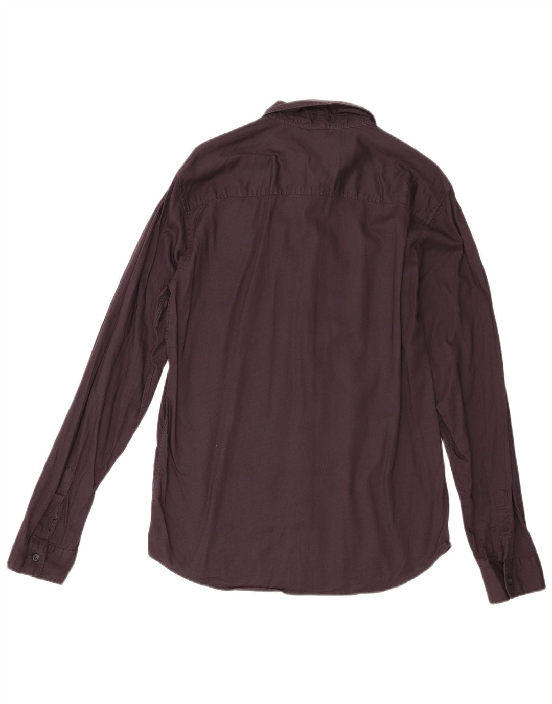 Camicia da uomo All Saints in cotone nero medio