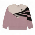 Felpa oversize da donna Adidas Jumper UK 14 Medium Pink Colourblock