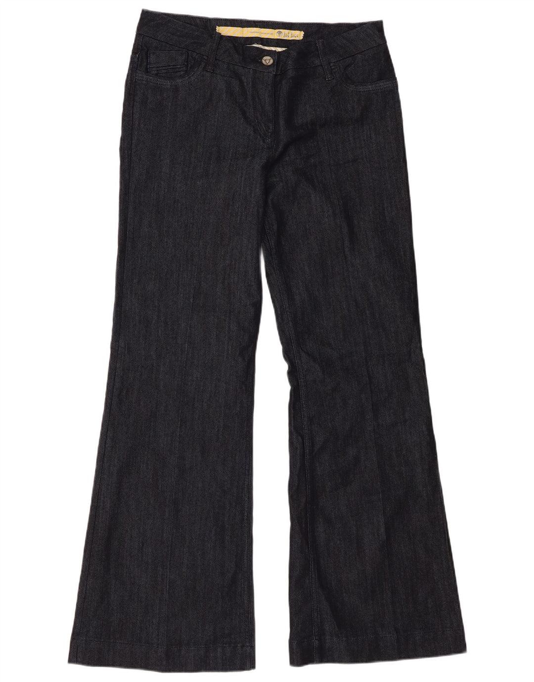 Jeans svasati regolari da donna Fat Face UK 14 Large W34 L32 Cotone blu navy
