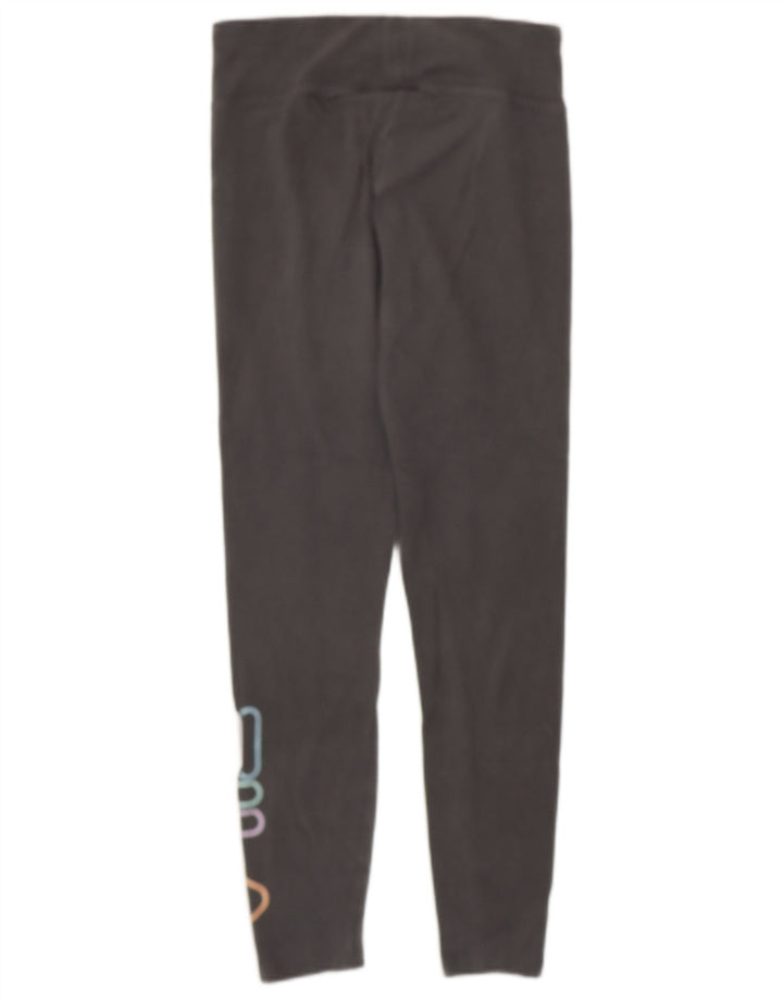 Leggings grafici da donna Fila UK 10 piccolo cotone grigio