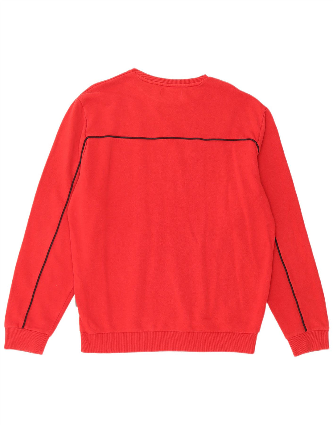 GUESS Felpa grafica da uomo Maglione grande cotone rosso