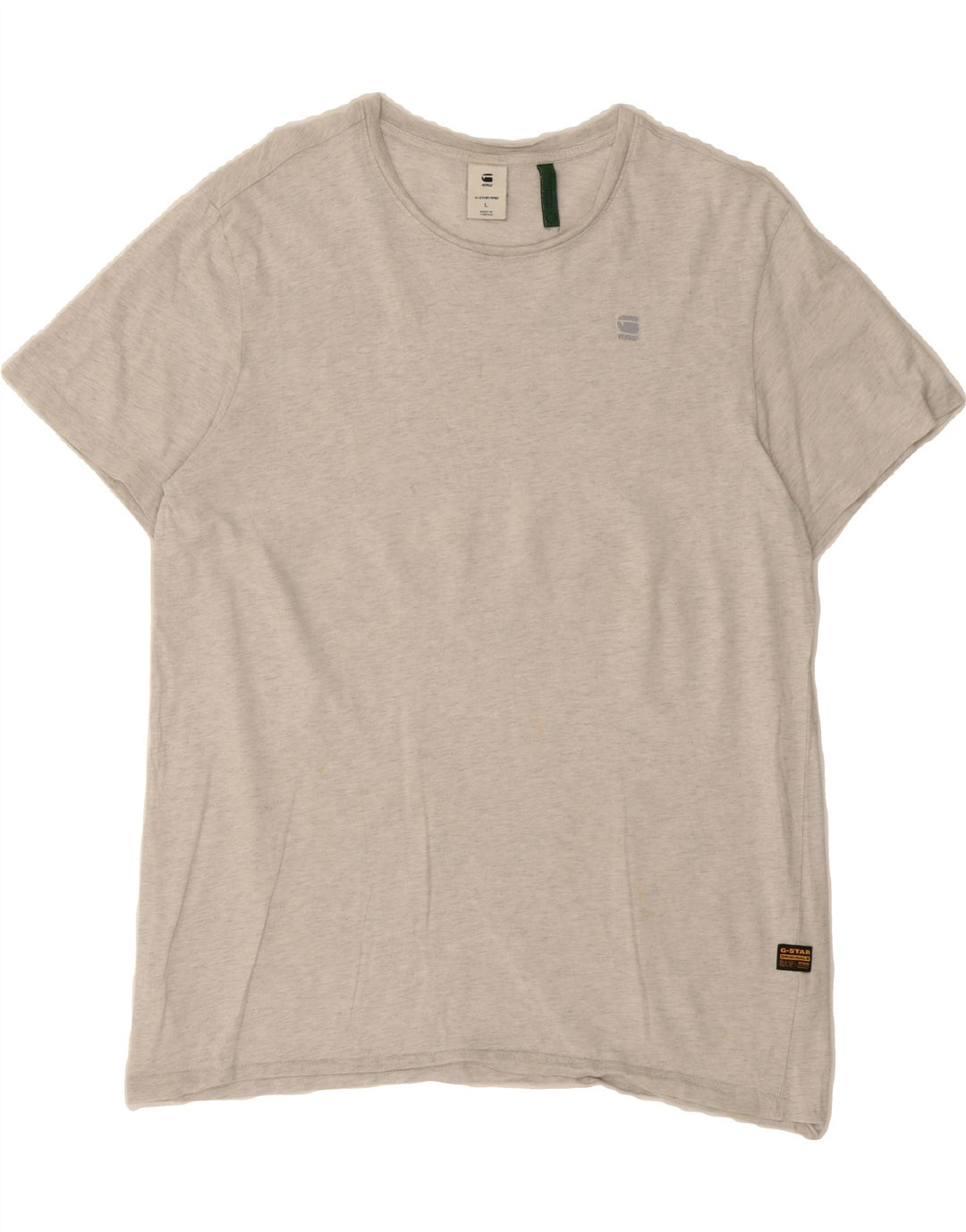 G-STAR Mens T-Shirt Top Large Grey Cotton Vintage G-Star and Second-Hand G-Star from Messina Hembry 