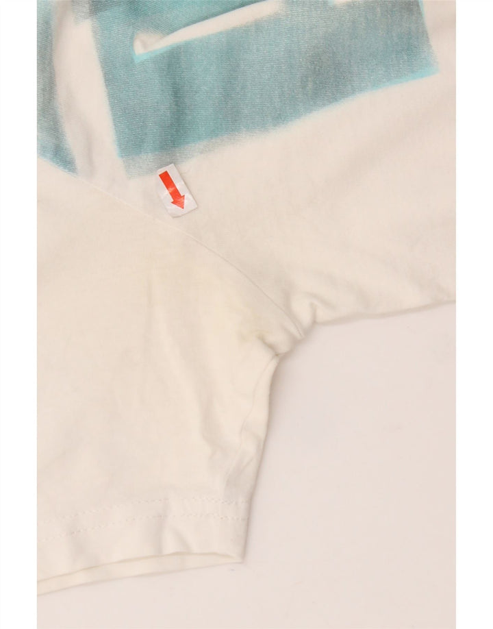 Maglietta grafica PUMA per ragazzi 13-14 anni Bianca