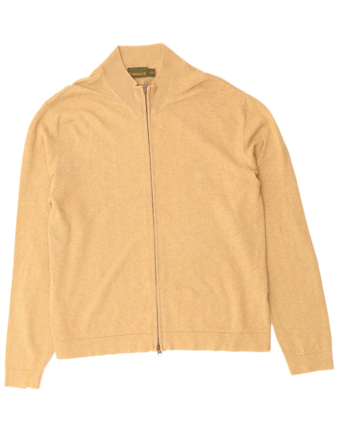 Maglione cardigan da uomo TIMBERLAND XL in cotone beige