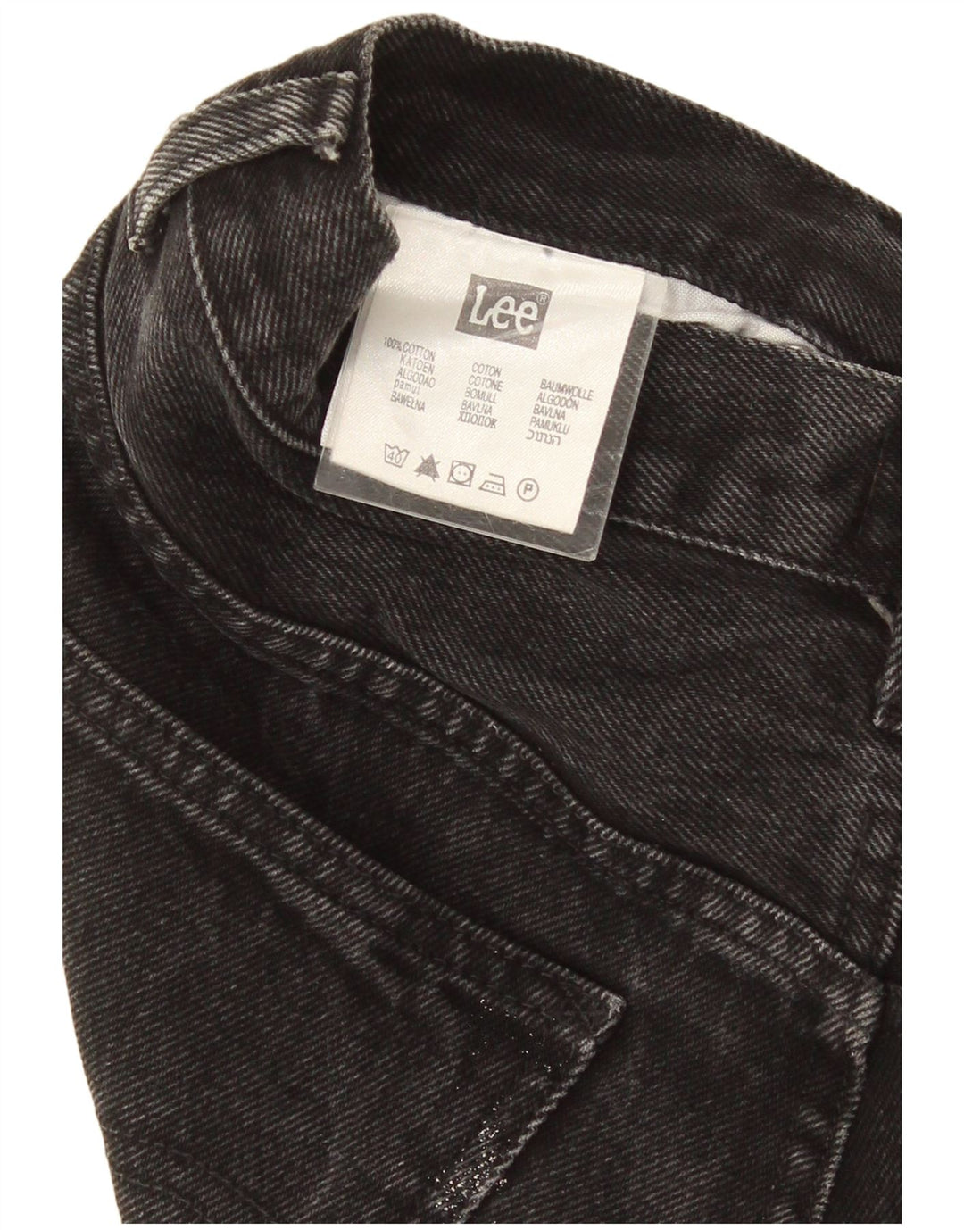 Jeans Lee Brooklyn Capri da uomo W34 L23 cotone grigio