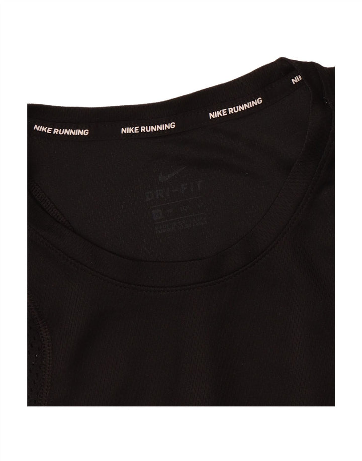 NIKE Mens Dri Fit T-Shirt Top XS Black