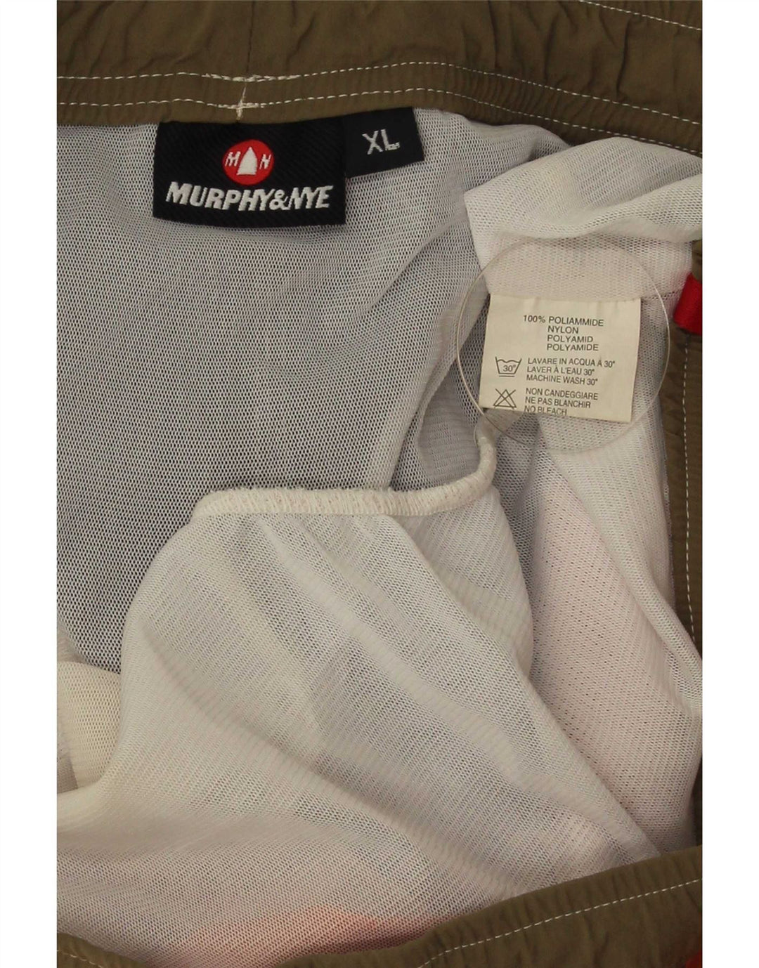 Pantaloncini da bagno grafici da uomo Murphy & Nye XL arancione in poliammide