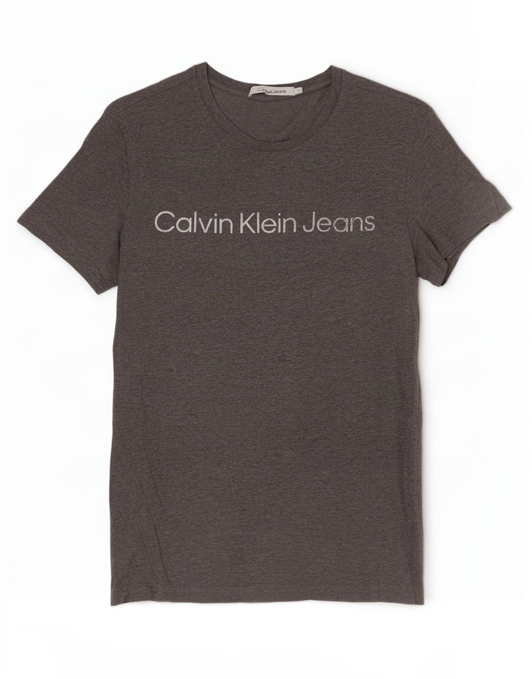 Maglietta grafica da uomo Calvin Klein Jeans Top Grigio medio