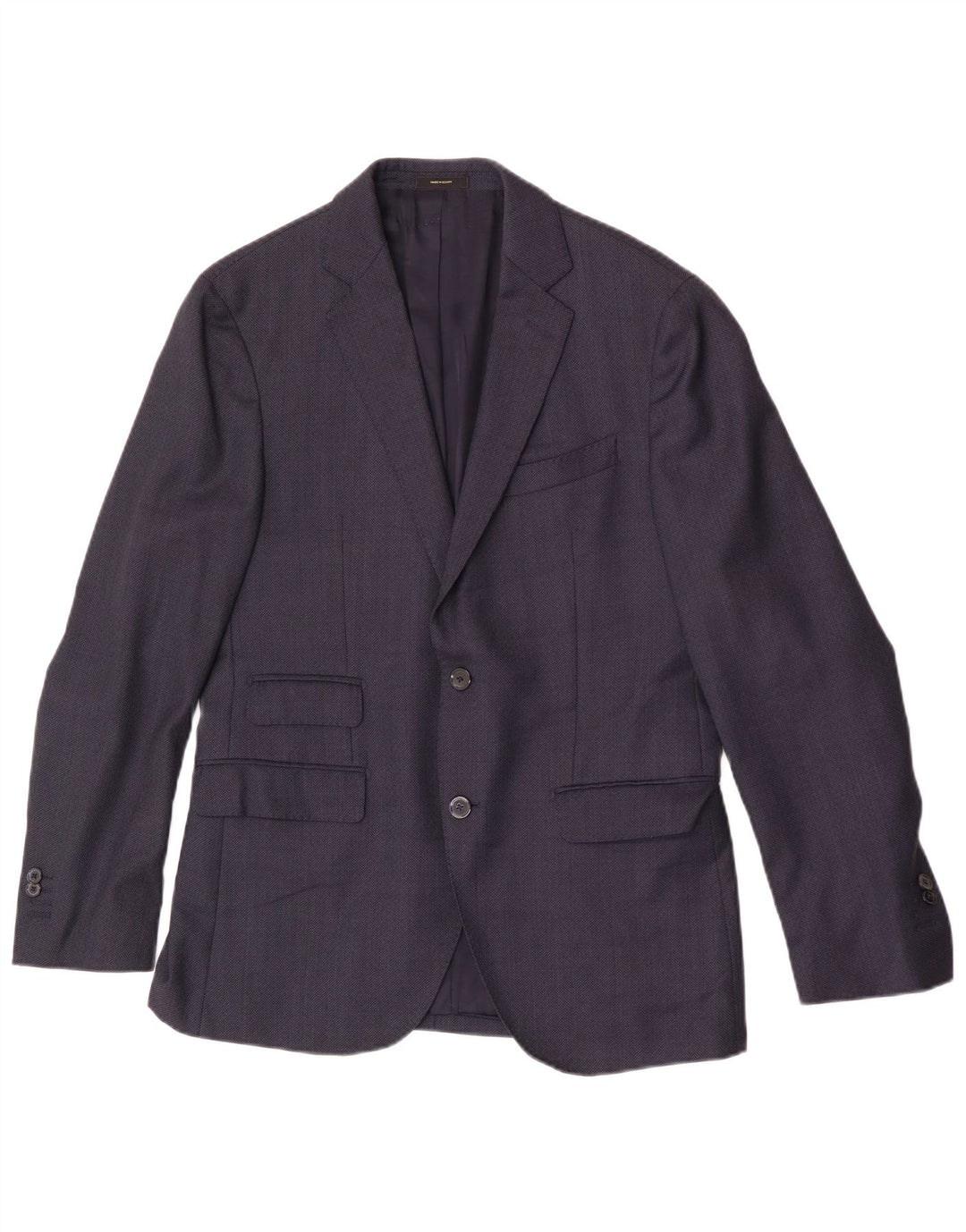 Giacca blazer da uomo a 2 bottoni Massimo Dutti EU 50 medio blu navy