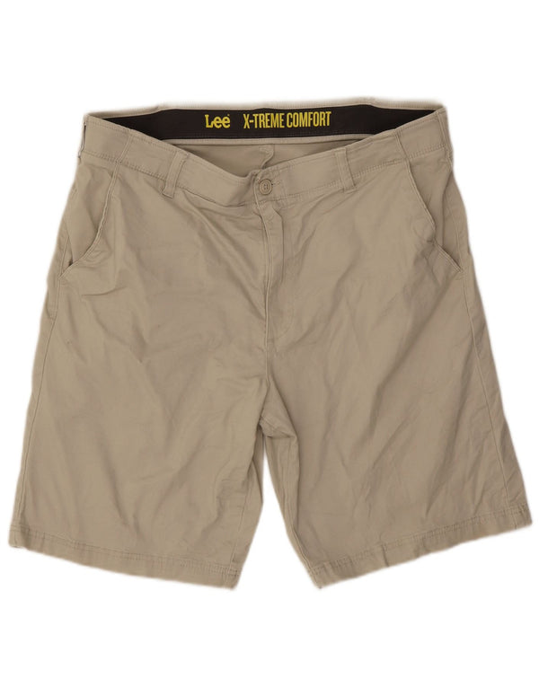Pantaloncini chino Lee X-treme Comfort da uomo W38 XL in cotone beige