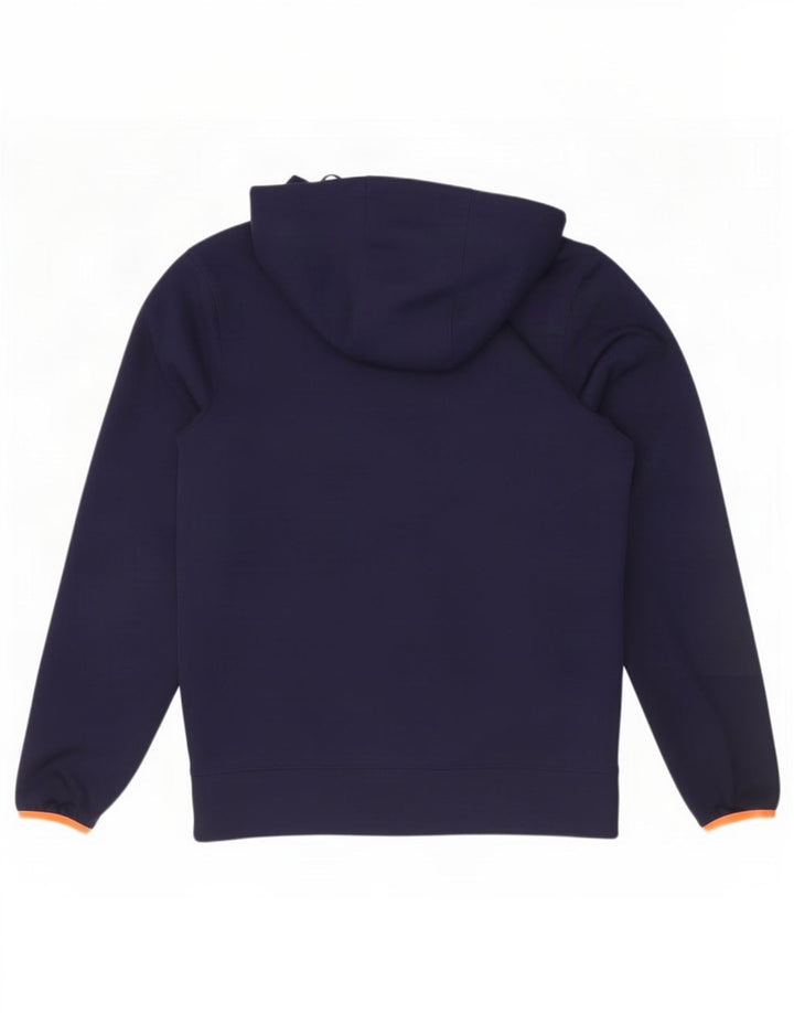 Maglione con cappuccio e zip da uomo Canterbury, poliestere color block medio blu navy