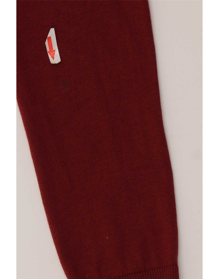 Maglione Bolero da donna Massimo Dutti UK 14 Seta bordeaux media