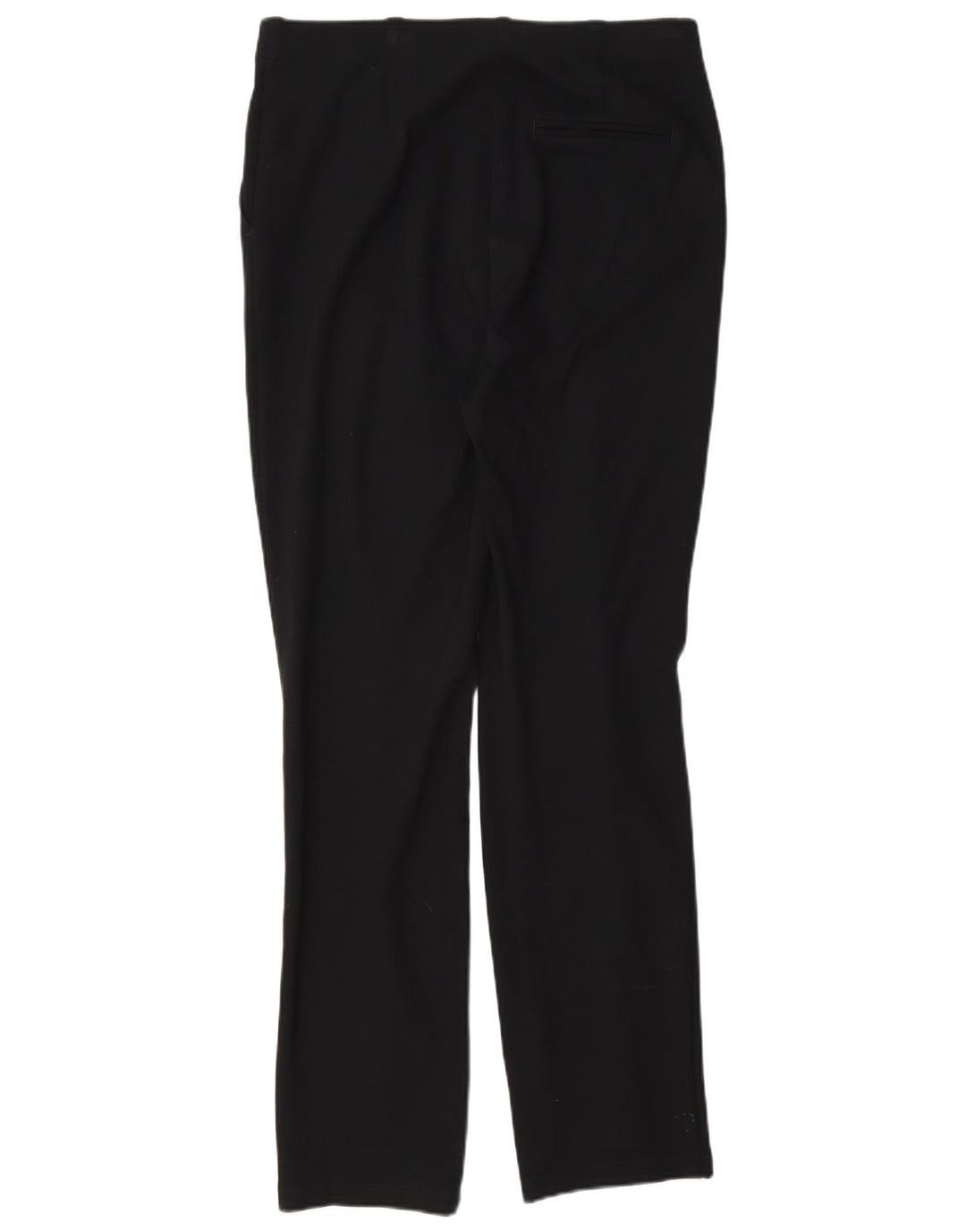 Pantaloni da abito dritti da donna Marks & Spencer UK 12 medi W32 L30 neri