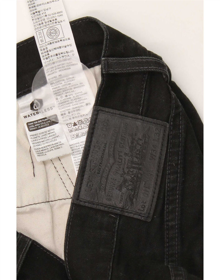 Jeans Levi's Uomo 511 Slim W34 L32 Cotone Nero