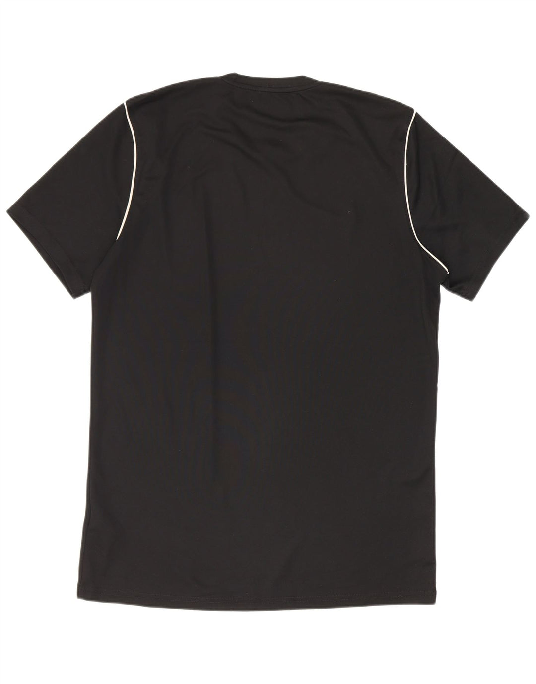 T-shirt Nike da uomo Dri Fit, top in poliestere nero medio